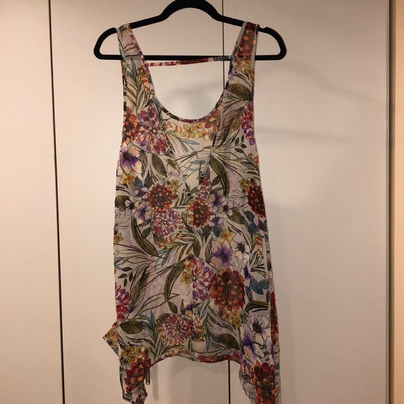 Floral Beach Cover Up - Picture 2 of 5